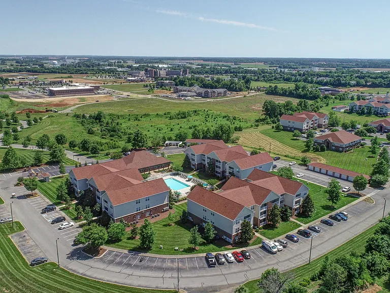 Aerial View of Autumn Winds in Clarksville, TN