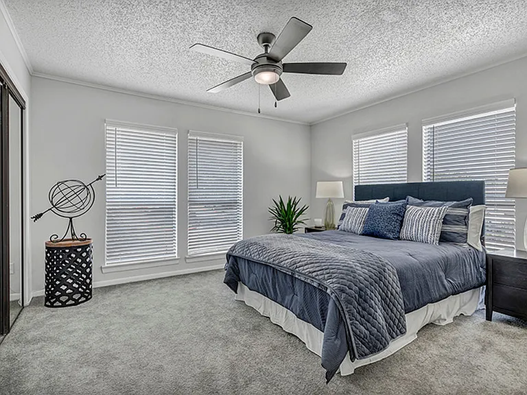 Bright and Airy Bedroom at Las Colinas Heights, Irving