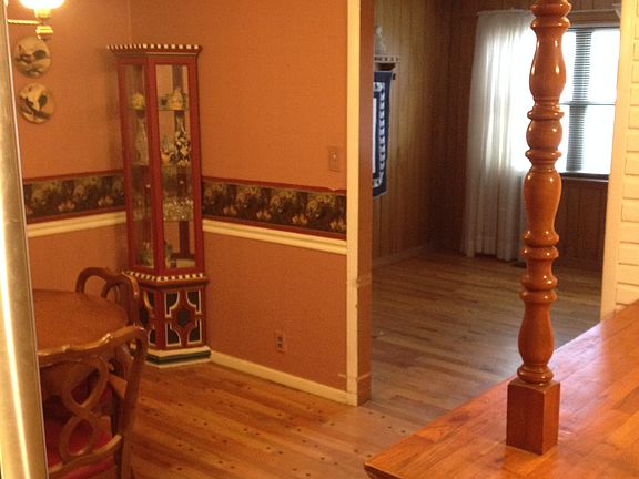 Dining rm view from den