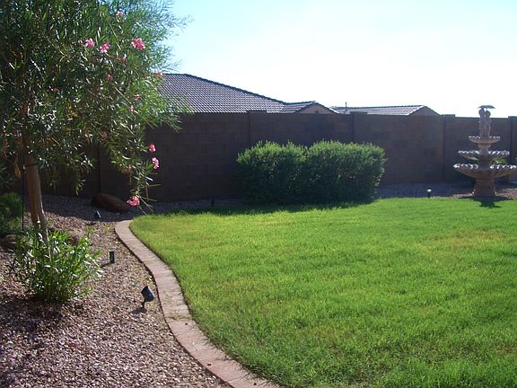 private backyard