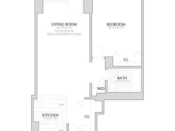 2nd image of 200 W 60th St APT 22D