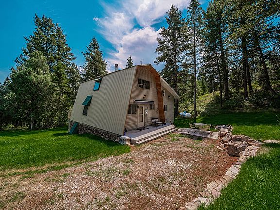 Front and side of cabin