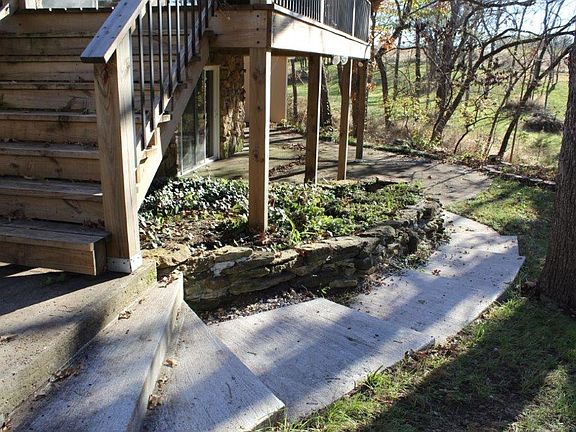 New steps around house