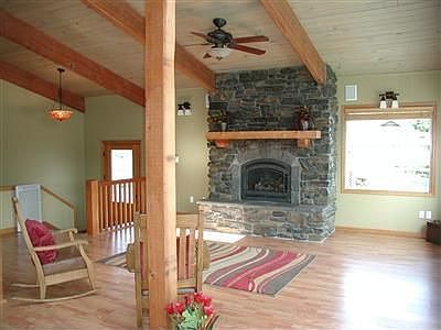 Gorgeous Rock Fireplace
