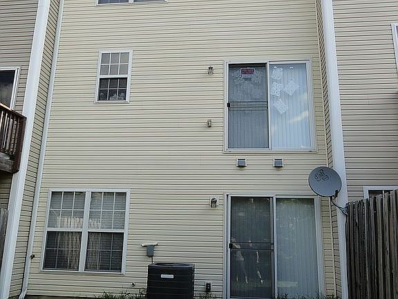 Back side of building