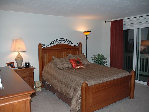 Master bedroom with full bath