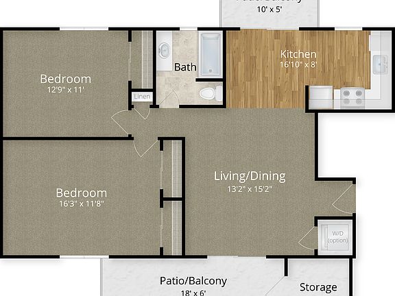 Edgewater 2 Bedroom Edgewater 2 Bedroom