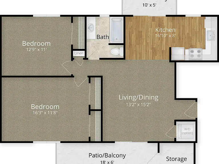Edgewater 2 Bedroom Edgewater 2 Bedroom