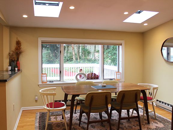 Dining Room Overlooking Backyard & Deck