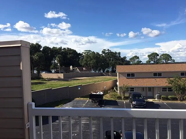 View from the upstairs balcony