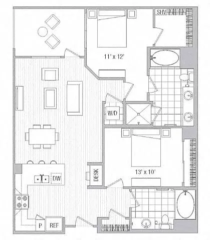 Floor plan 2X2 E4-E