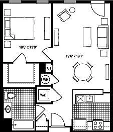 Floor plan 1CH