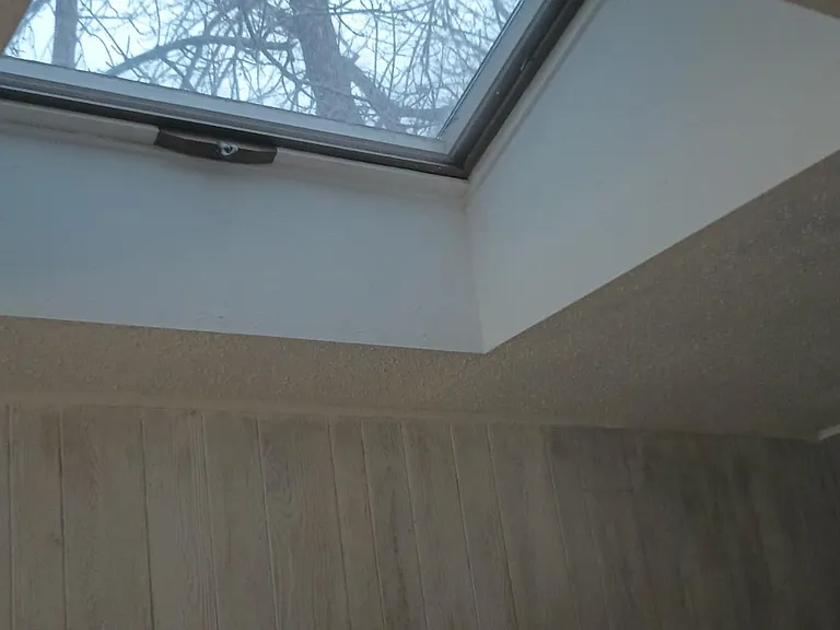Skylight in living room