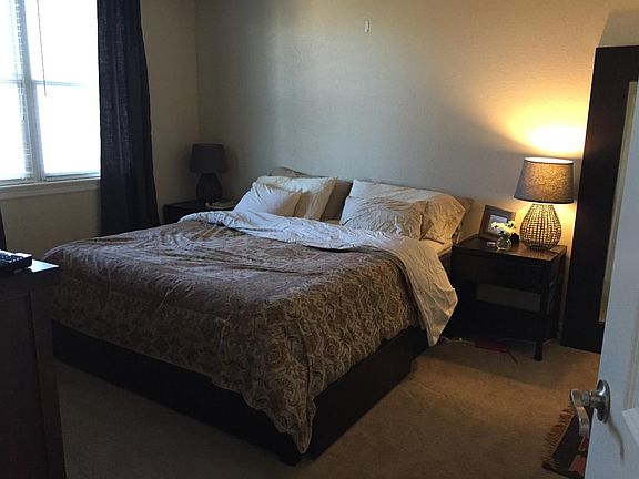 master bedroom with high ceilings, large enough for king-siz