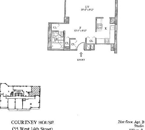 2nd image of 55 W 14th St APT 21B