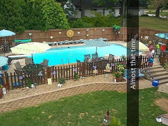 roof view of Backyard Oasis!