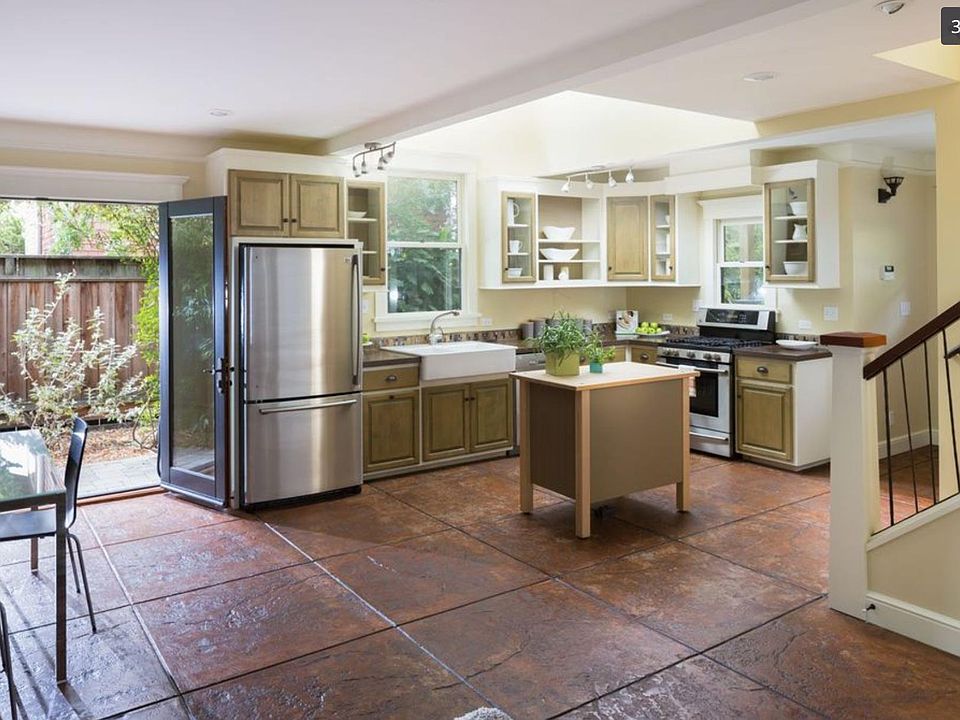Open concept kitchen and family room