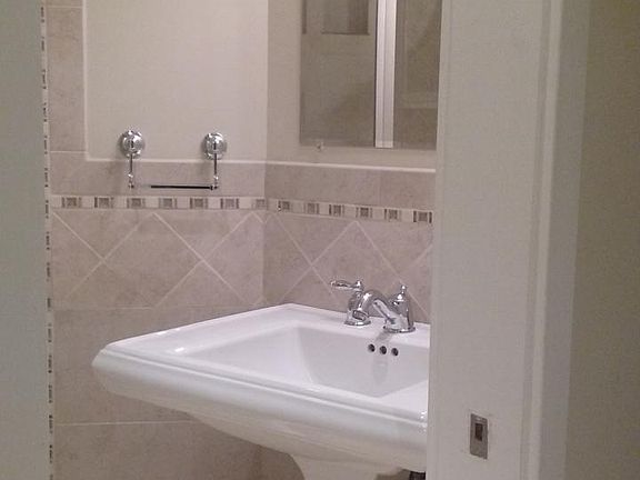 Hallway bathroom