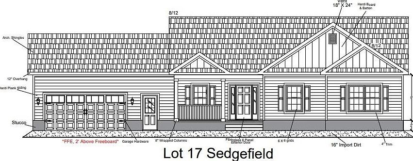 1st image of 1137 Pecan Grove Blvd. Lot 17 - Rylee ll