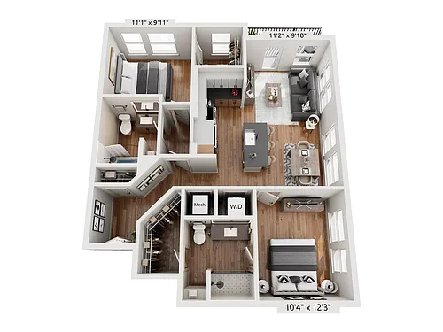 Floor plan B2A