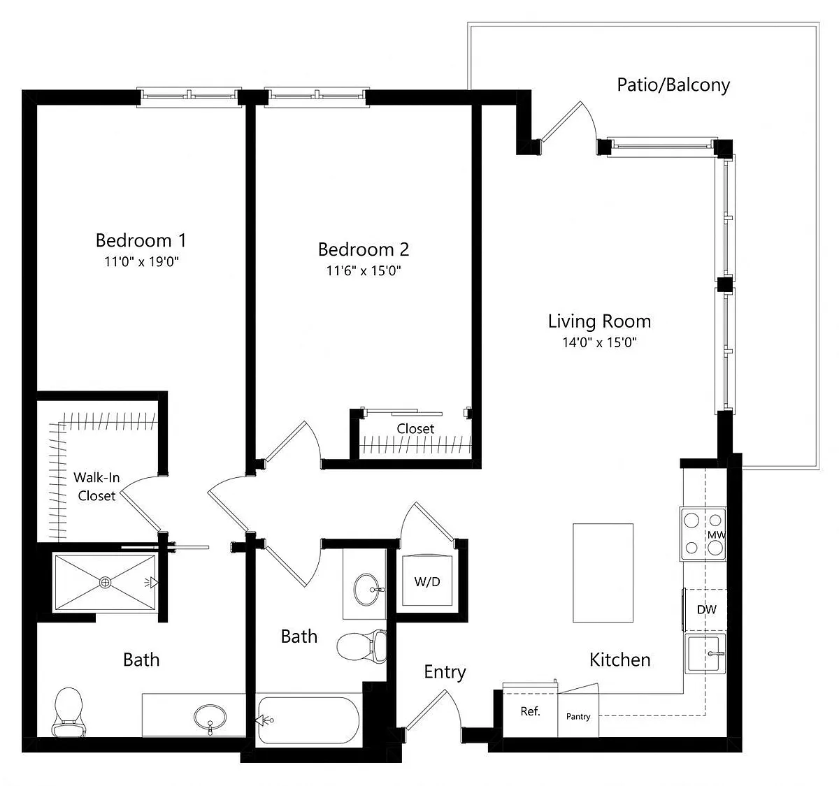 Floor plan 2F-1
