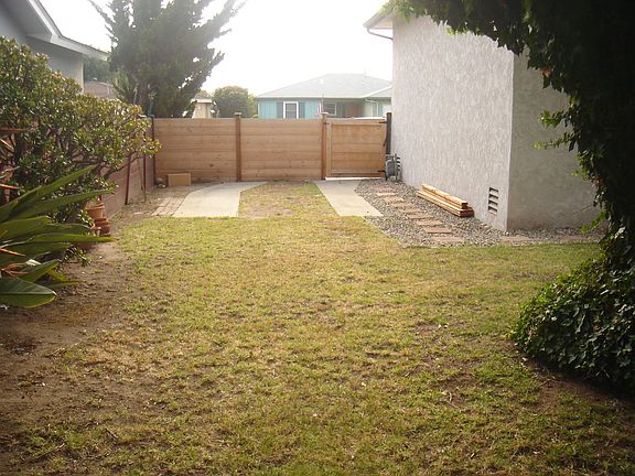 RV Parking next to the oversized garage!