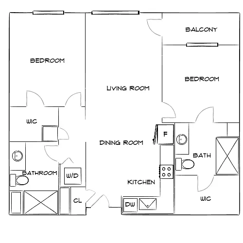 Floor plan Design 2B