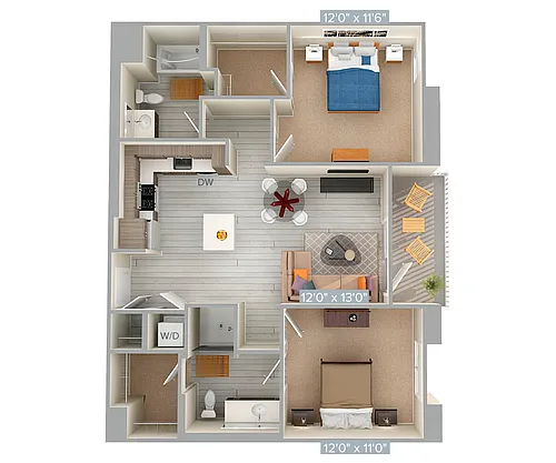 Floor plan B1-998