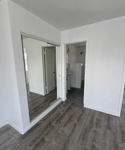 Mirrored closet doors