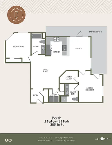 Floor plan Borah