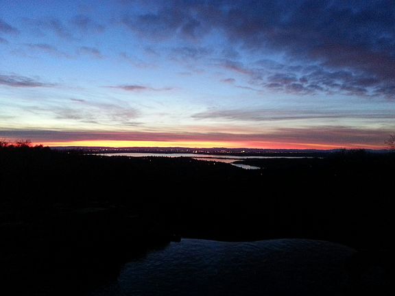 Folsom lake & Valley fr deck