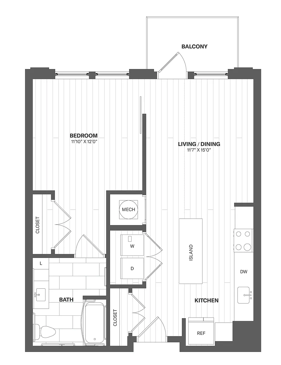 Floor plan 1A-UFAS