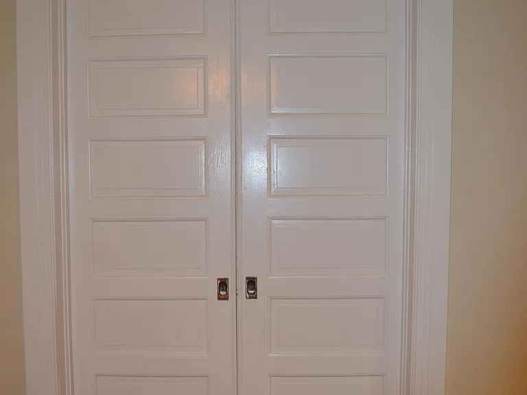 Pocket doors from kitchen