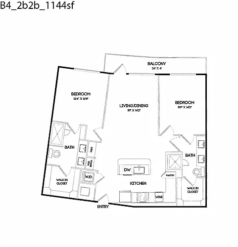 Floor plan B4