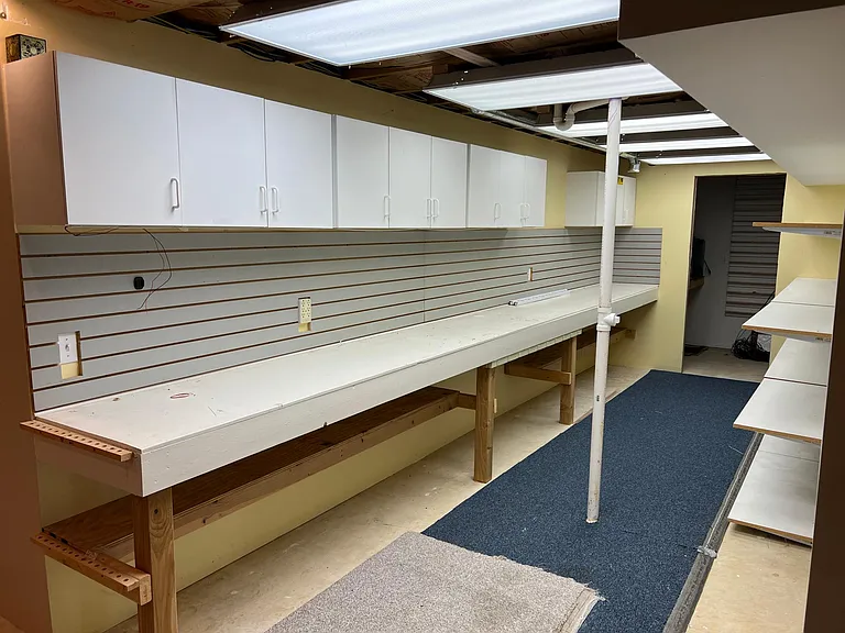Basement workshop
