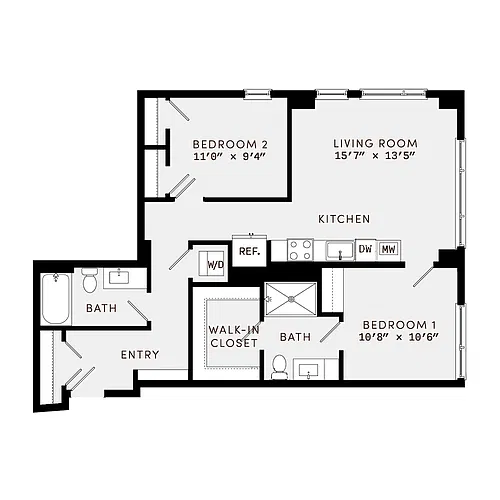 Floor plan B3