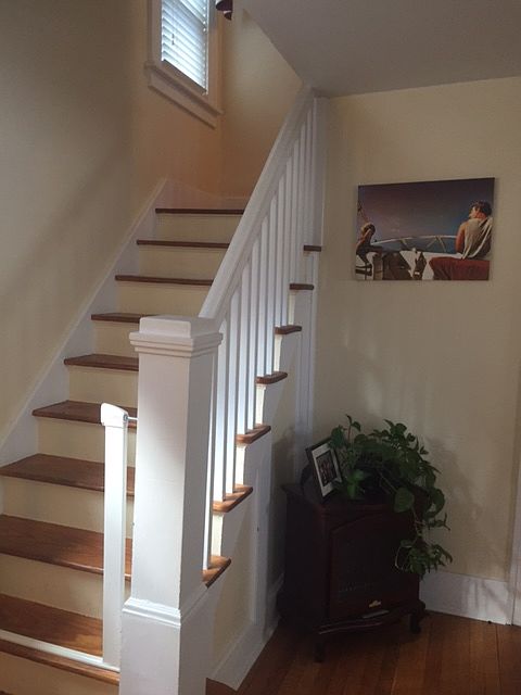 L-shape stairwell