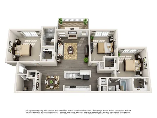 Floor plan Brookwood 3