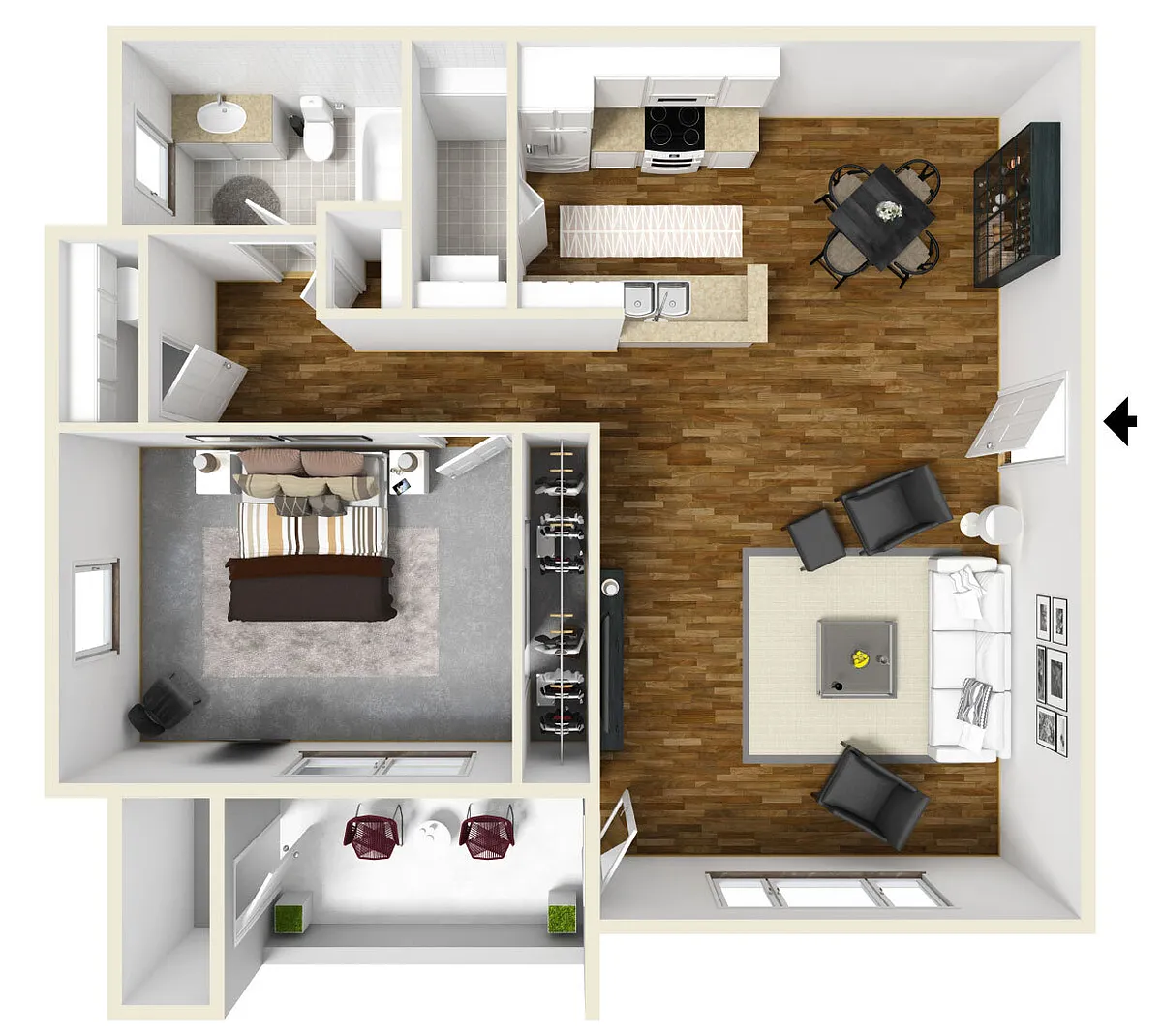 Floor plan Gable