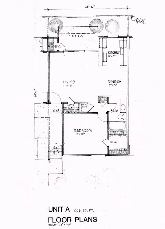 Floor plan 1X1