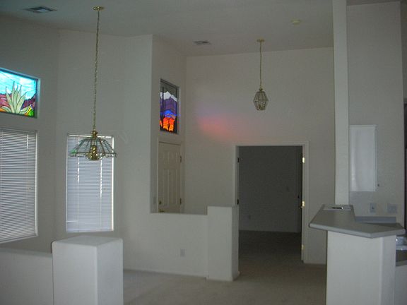 Entrance & view into Den