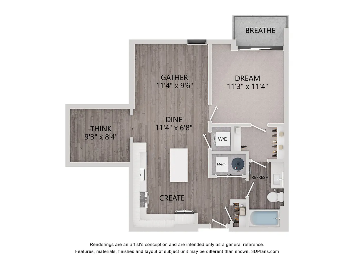 Floor plan CD1.1