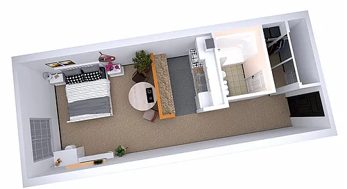 Floor plan Studio