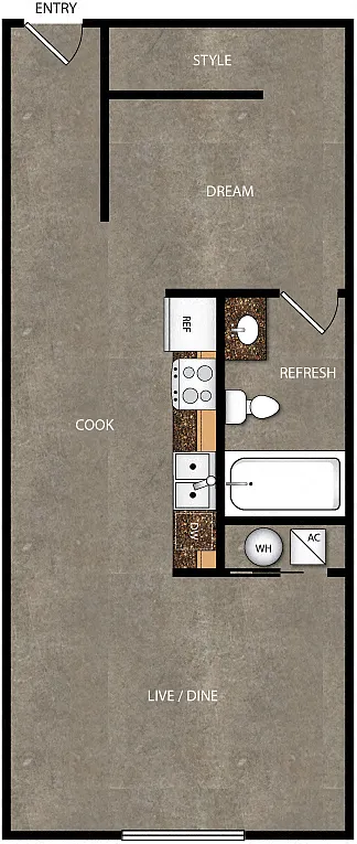 Floor plan Warehouse A1
