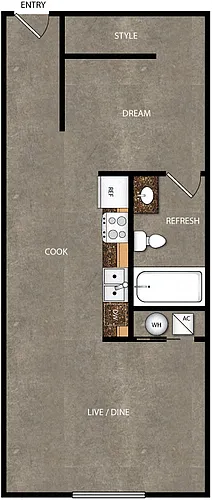 Floor plan Warehouse A1