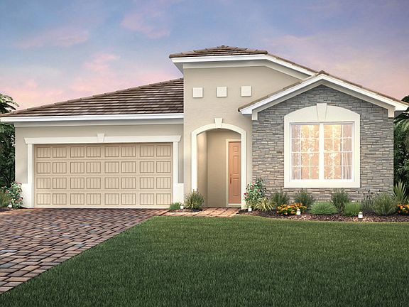 Home Exterior FM2B with decorative stone detail