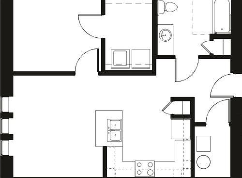 5th image of 3734 E Vermont St #1B-1Ba-661Sqft