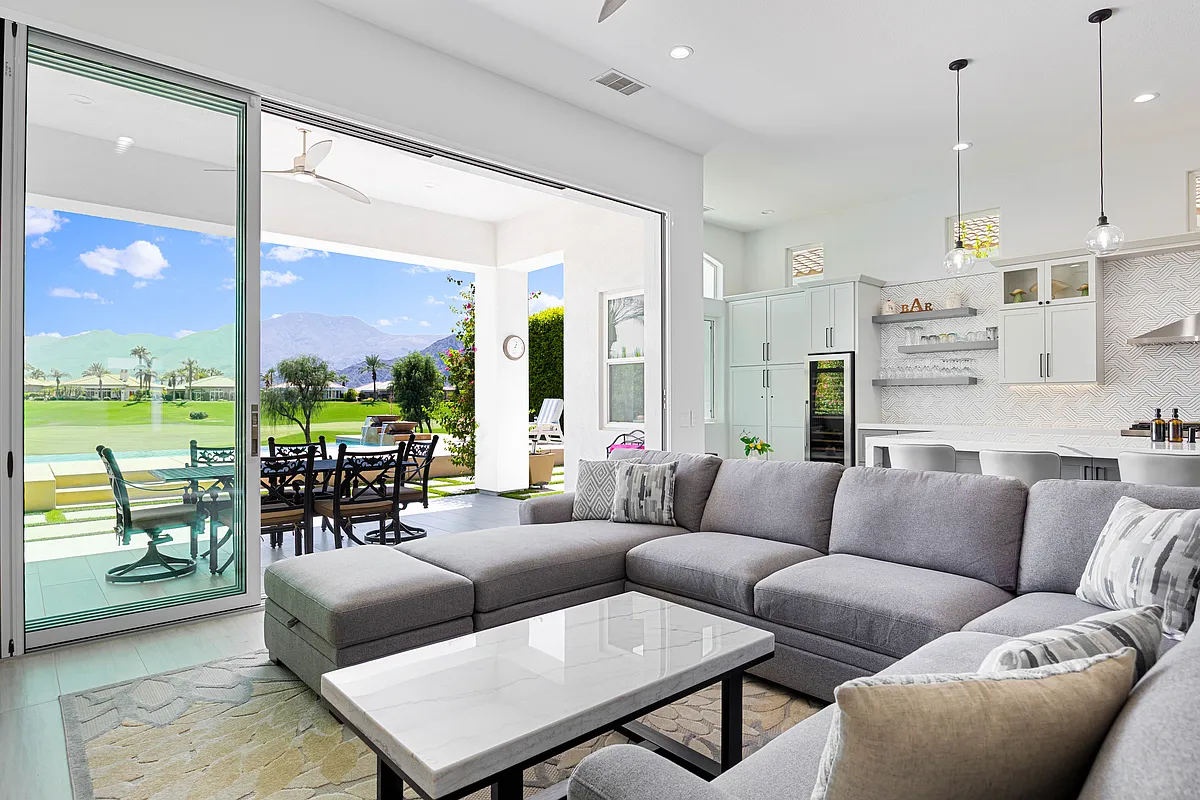 Bring indoor living outdoors with the convenience of the large glass sliding doors! - 80555 Via Terracina