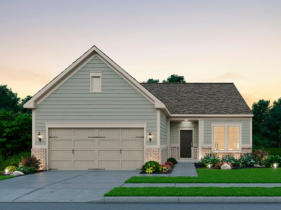 Castle Rock Exterior Rendering - Elevation 2 at Montebello in Sterling, VA.