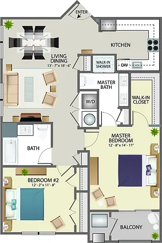 Floor plan Clubside C1